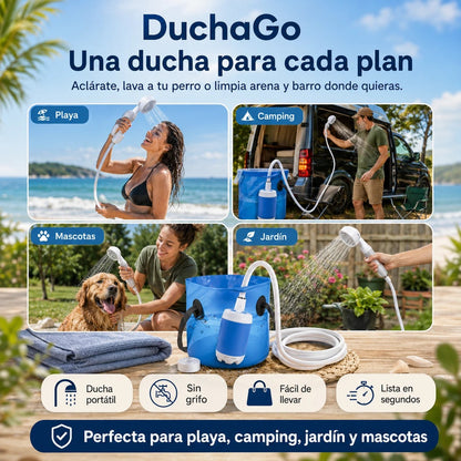 Ducha Portátil Absorbente Recargable