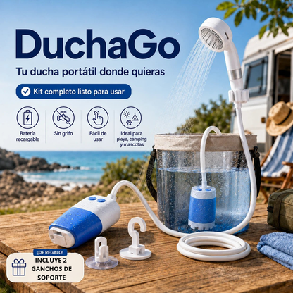 Ducha Portátil Absorbente Recargable