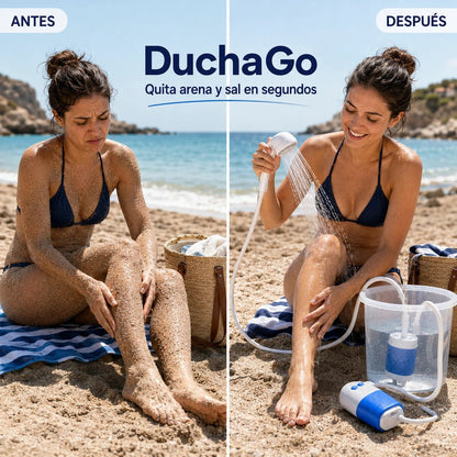 Ducha Portátil Absorbente Recargable